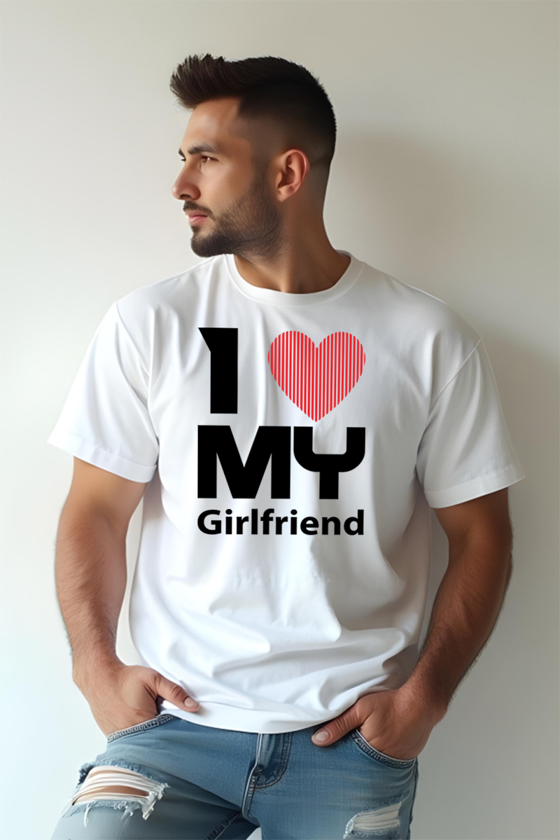 Tricou Oversize - Love My Girlfriend - imagine 3