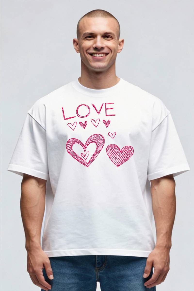 Tricou Oversize - Love - imagine 2