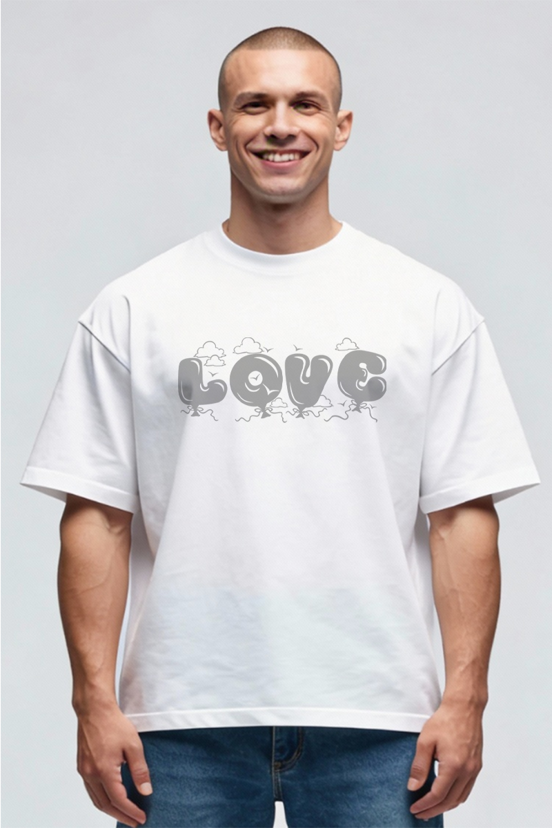 Tricou Oversize - Love - imagine 2