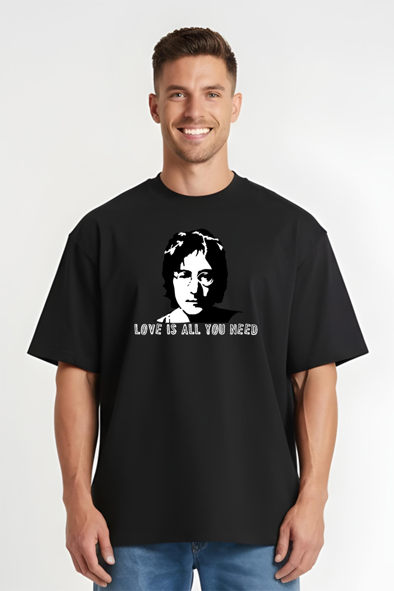 Tricou Oversize - Love is You Need - imagine 4