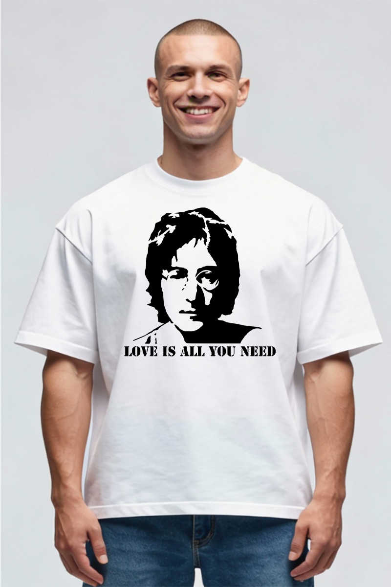 Tricou Oversize - Love is You Need - imagine 2