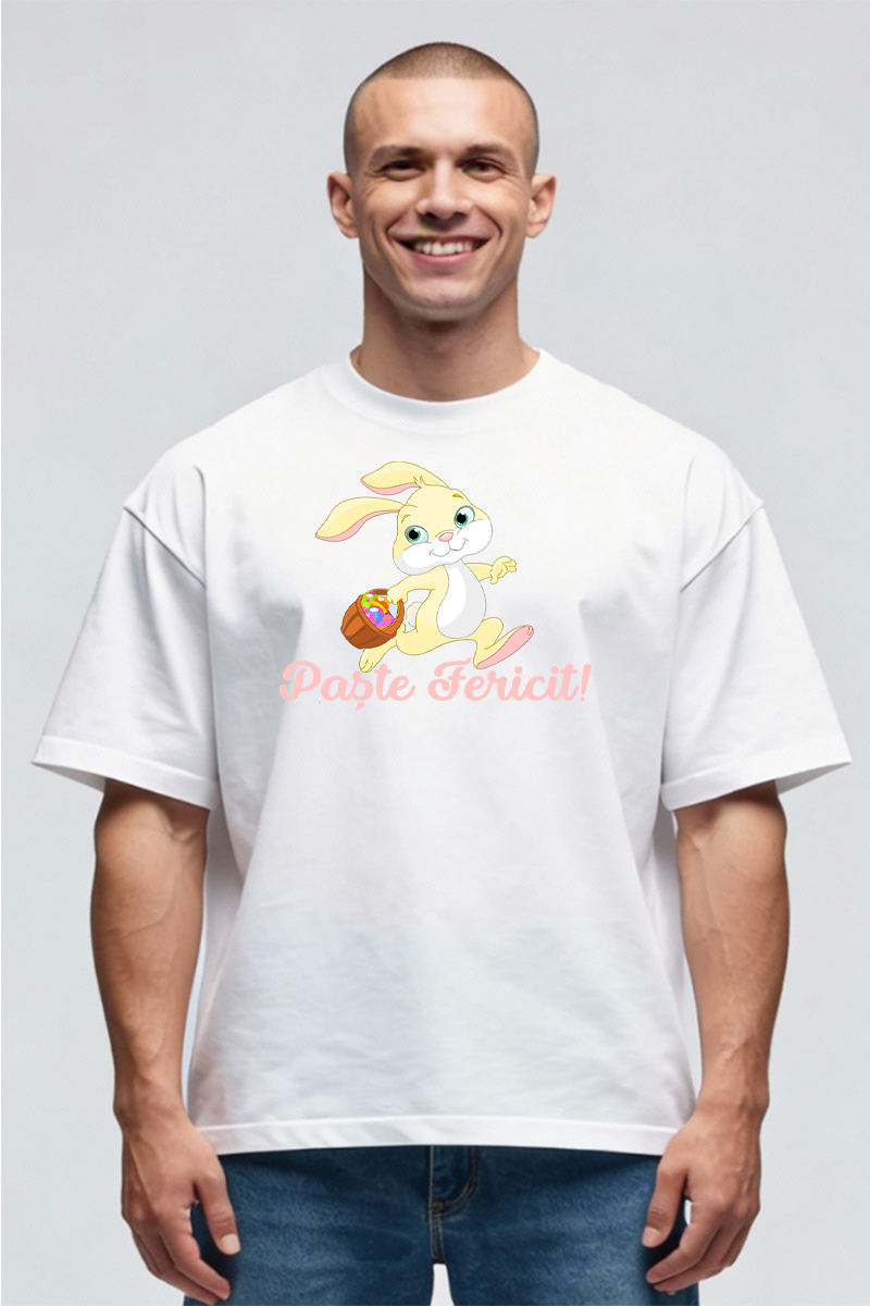 Tricou Oversize - Iepuraș de Paște - imagine 2