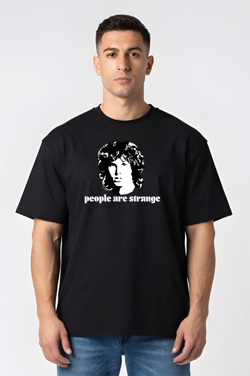 Tricou Oversize - Citat Jim Morrison - imagine 5