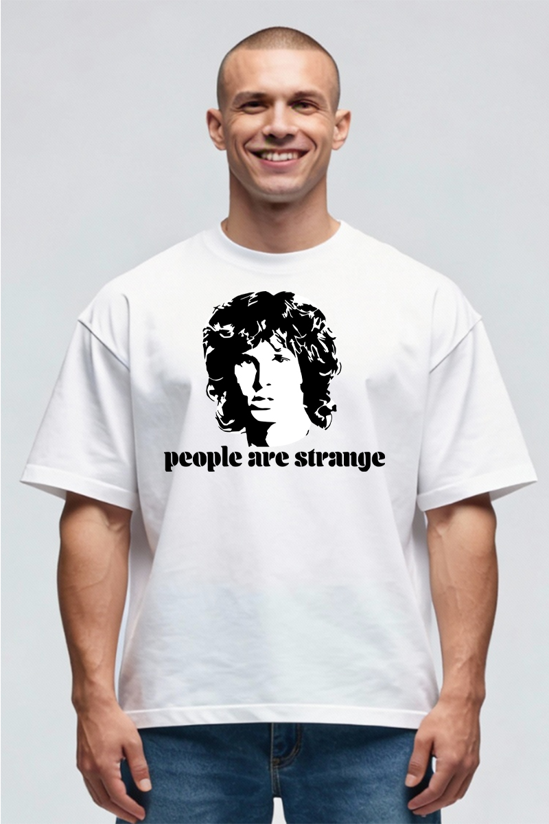 Tricou Oversize - Citat Jim Morrison - imagine 2