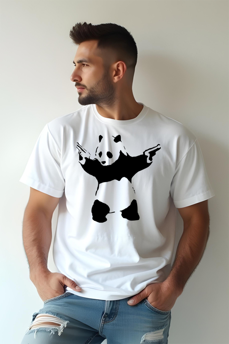 Tricou Oversize - Gangsta Panda - imagine 3