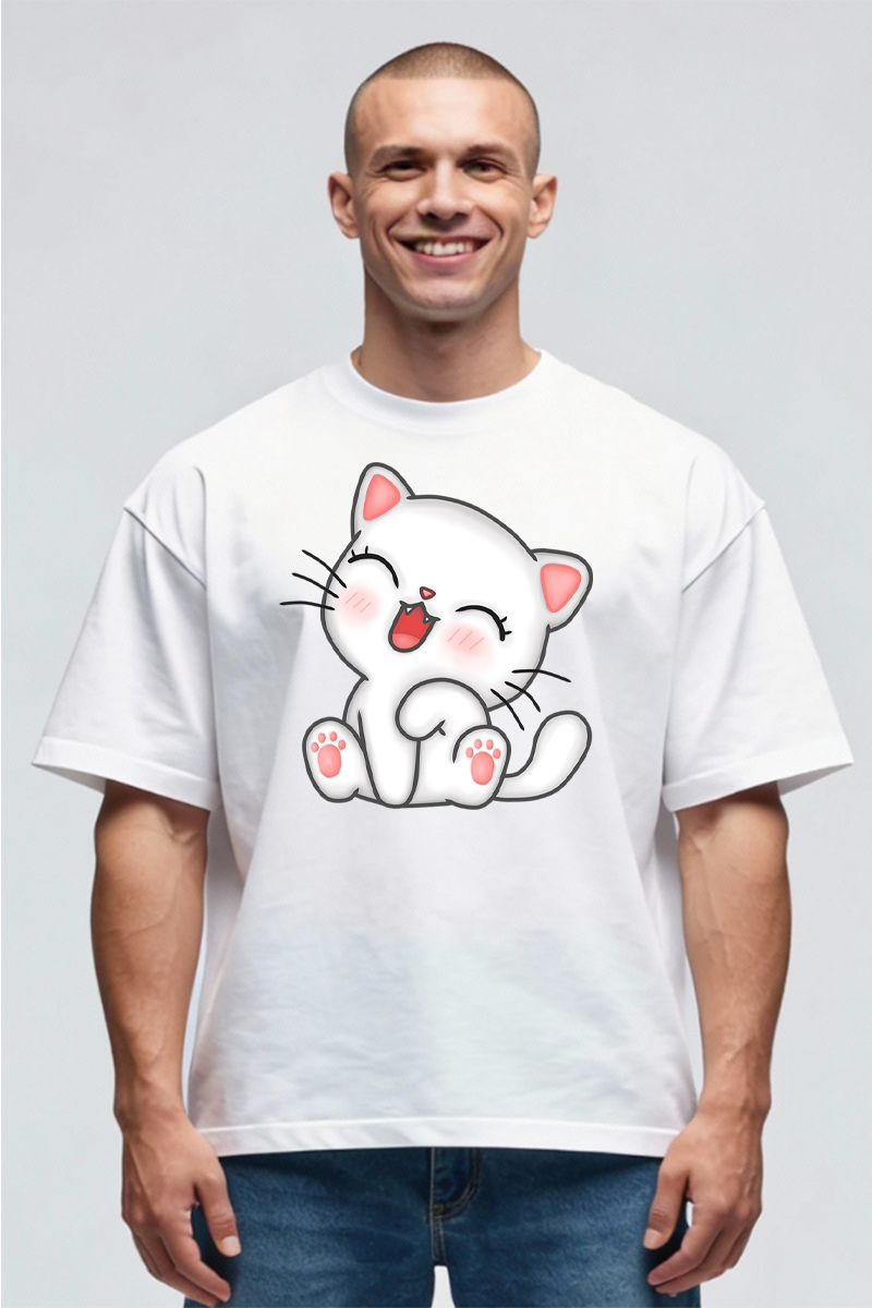 Tricou Oversize - Pisicuța - imagine 2