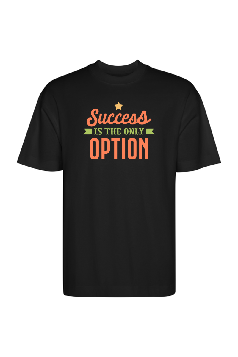 Tricou Oversize - Succes is Only Option - imagine 6