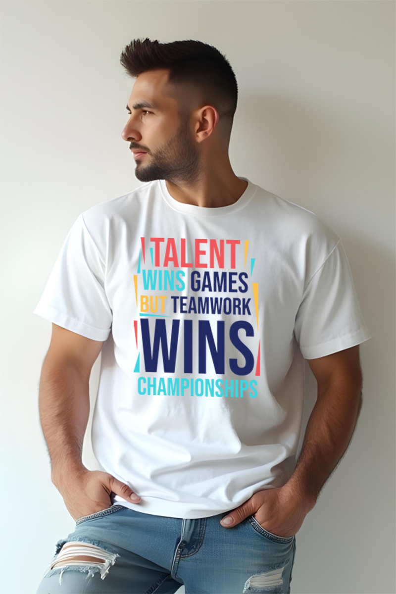 Tricou Oversize - Teamwork - imagine 2