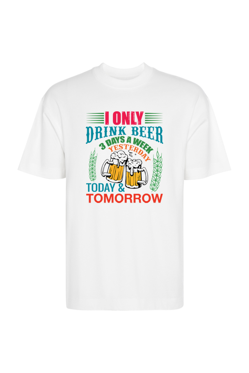 Tricou Oversize - Drink Beer - imagine 3