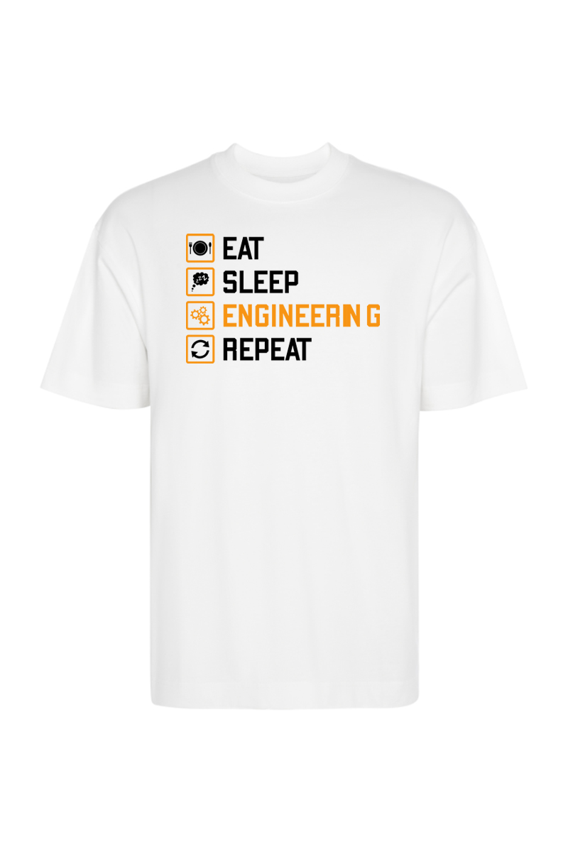 Tricou Oversize - Engineering Repeat - imagine 3