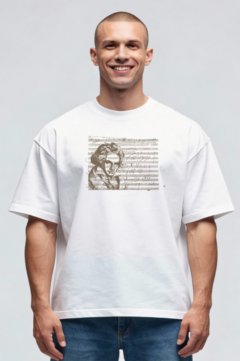 Tricou Oversize - Concert de Beethoven