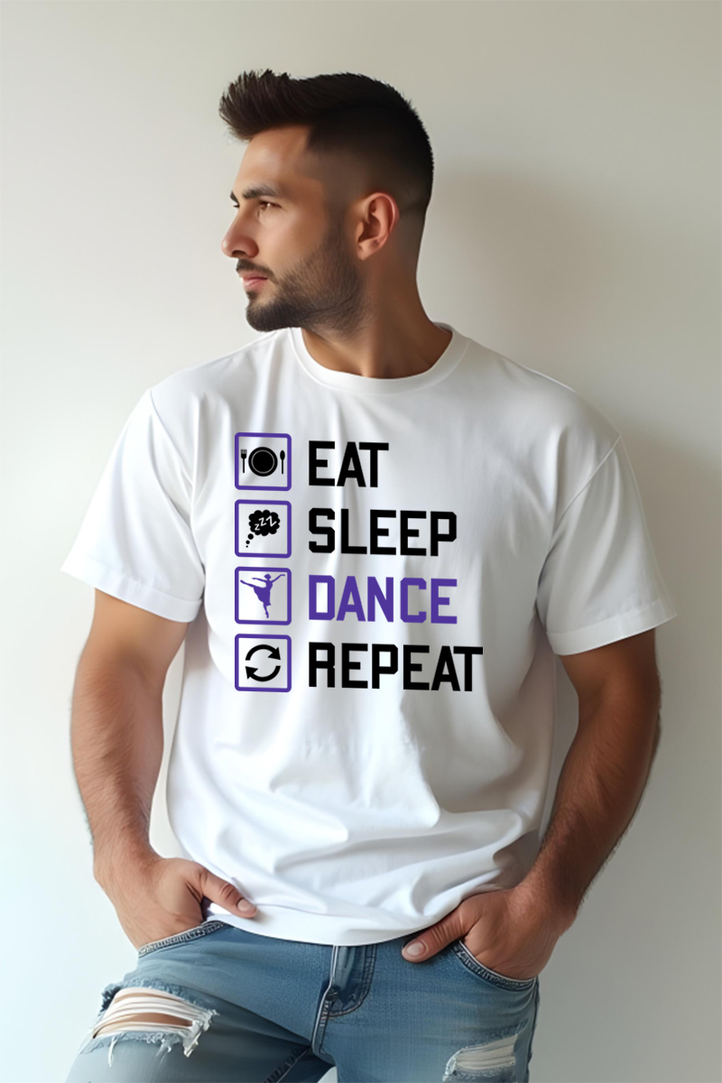 Tricou Oversize - Dance Repeat - imagine 2