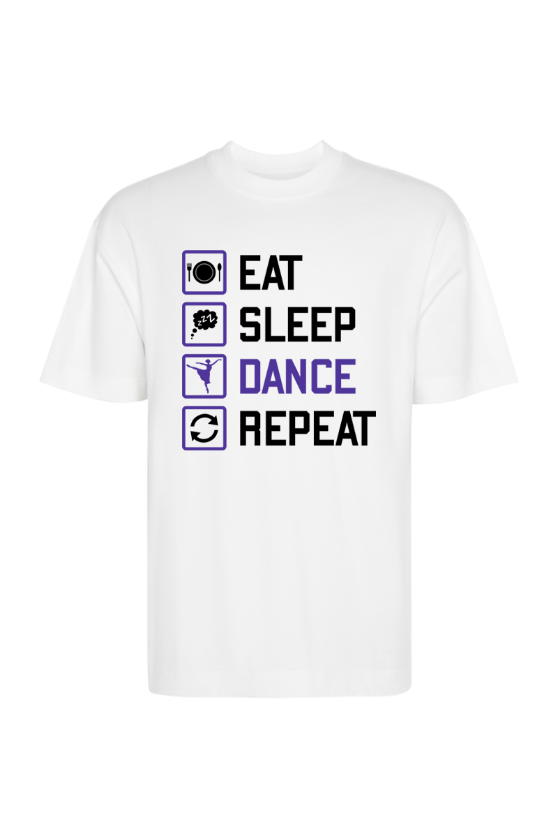 Tricou Oversize - Dance Repeat - imagine 3