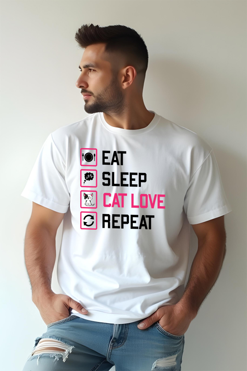 Tricou Oversize - Cat - imagine 2