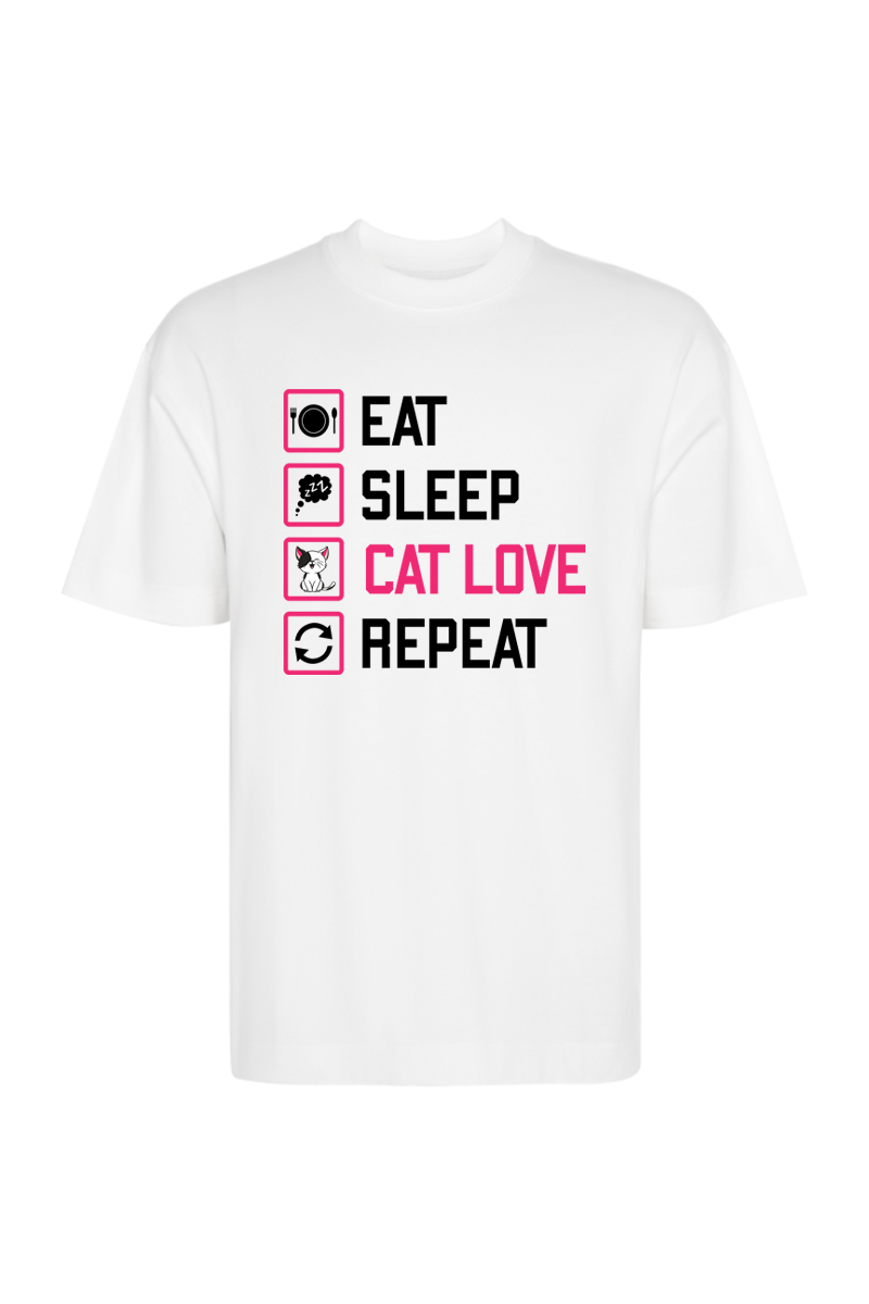 Tricou Oversize - Cat - imagine 3