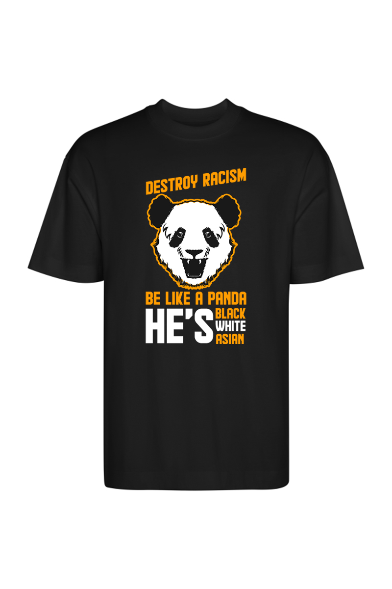 Tricou Oversize - Distroy Racism - imagine 3