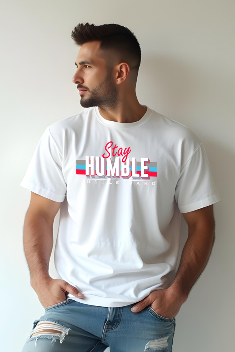 Tricou Oversize - Stay Humble - imagine 2