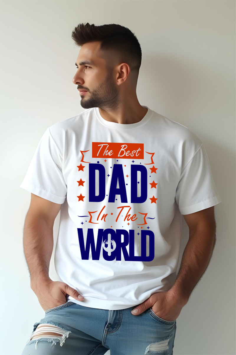 Tricou Oversize - Best Dad - imagine 2