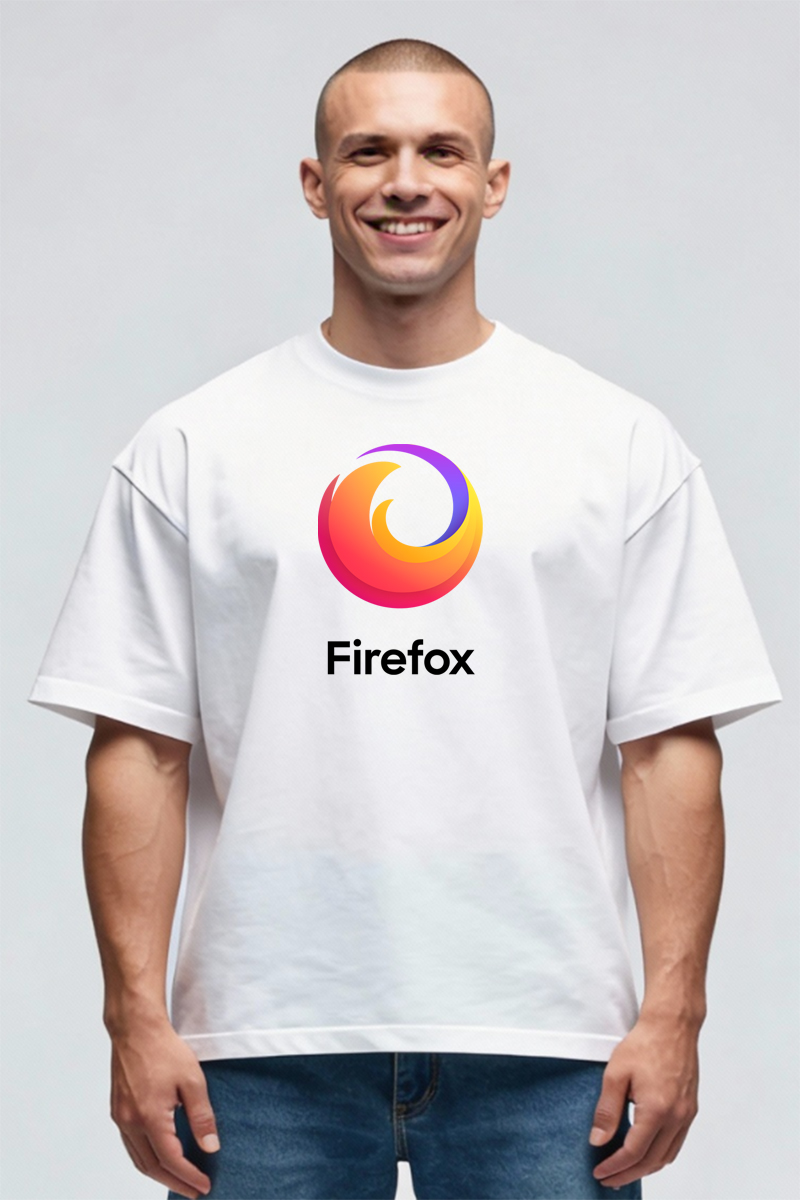 Tricou Oversize - Firefox