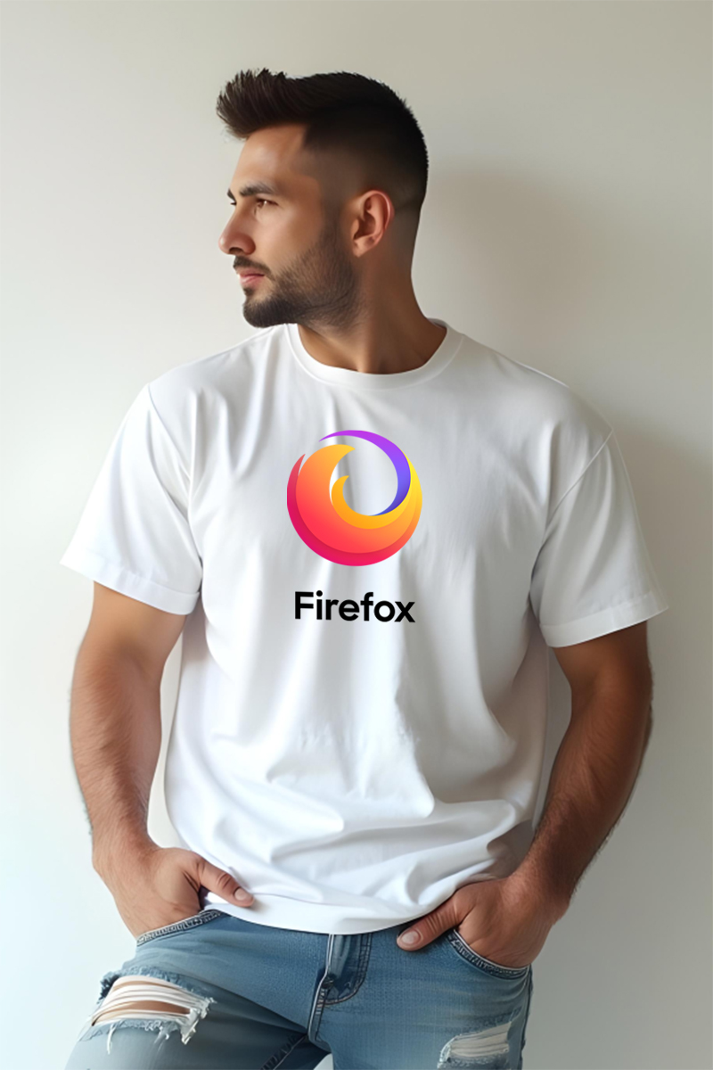 Tricou Oversize - Firefox - imagine 2
