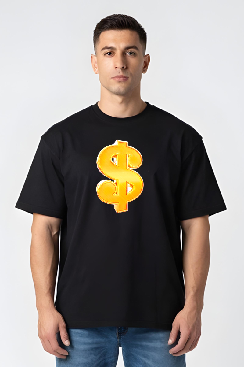 Tricou Oversize - Dollar - imagine 5