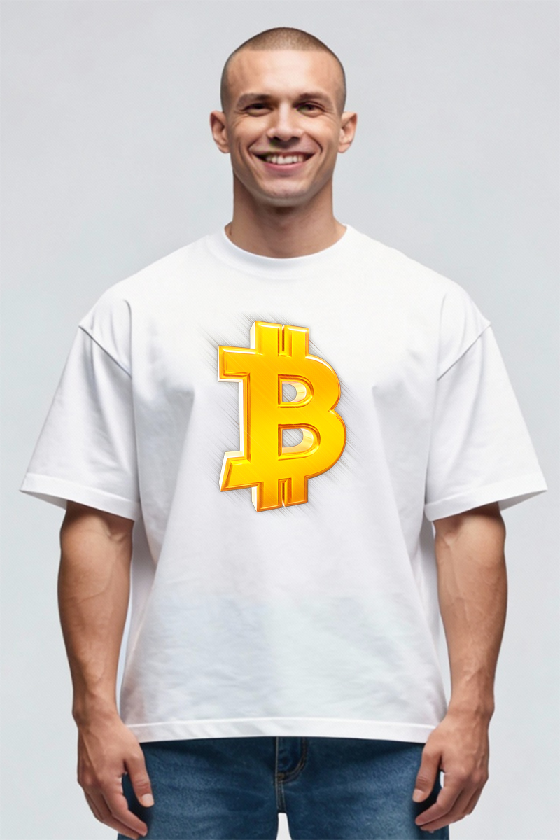 Tricou Oversize - Bitcoin