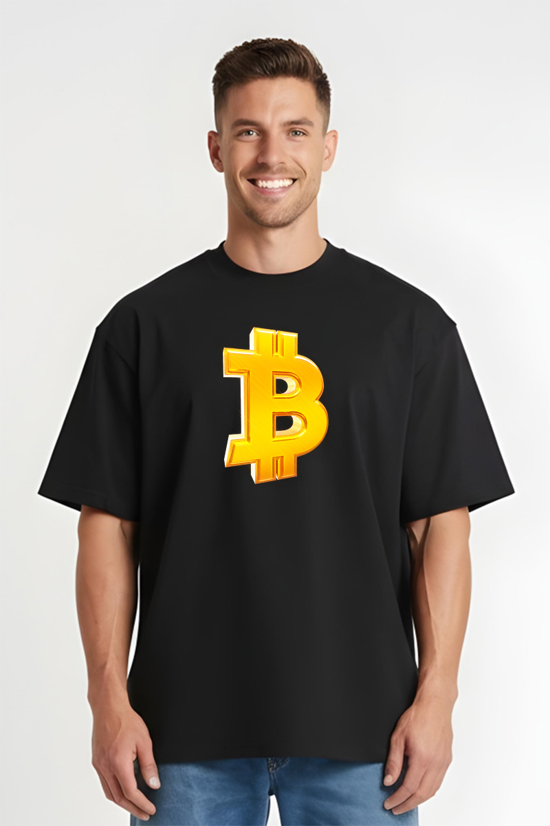 Tricou Oversize - Bitcoin - imagine 4