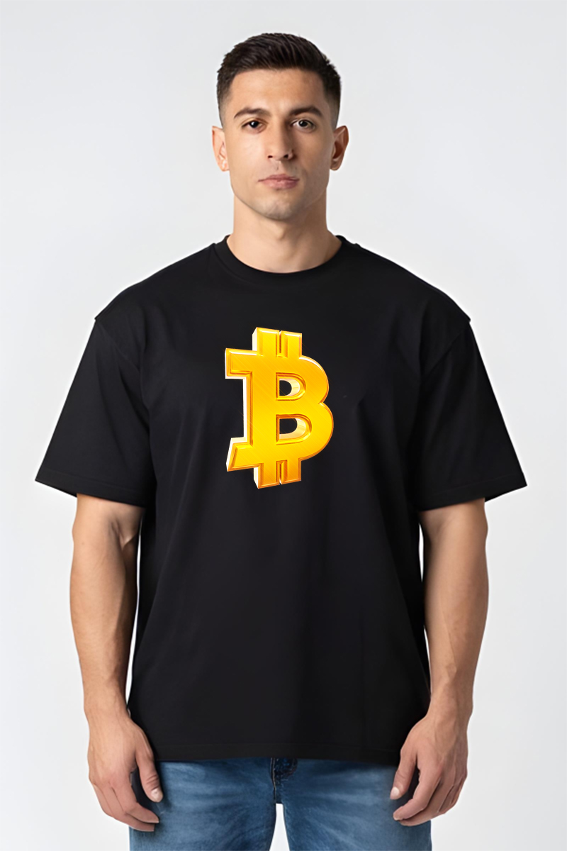 Tricou Oversize - Bitcoin - imagine 5