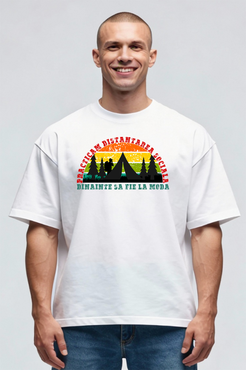Tricou Oversize - Distantarea Sociala