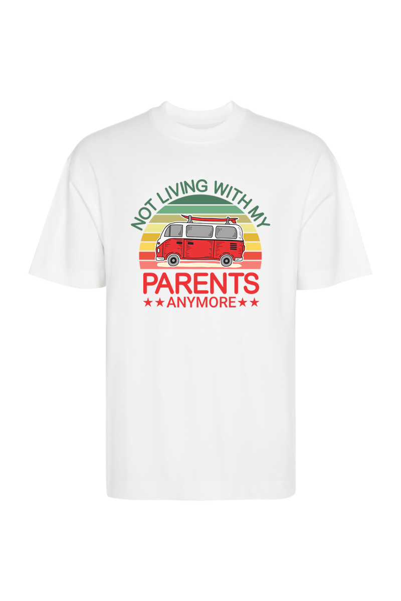 Tricou Oversize - Living With Parents - imagine 3