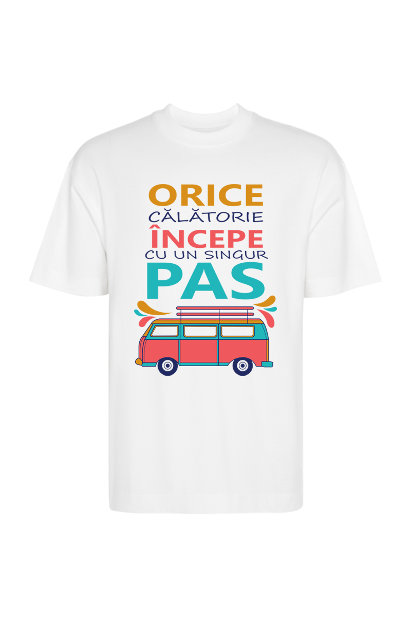 Tricou Oversize - Orice Calatorie - imagine 3