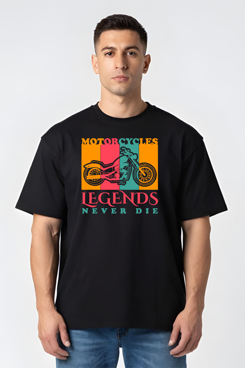 Tricou Oversize - Legends Never Die - imagine 2