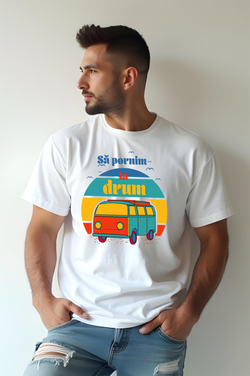Tricou Oversize - Pornim La Drum - imagine 2