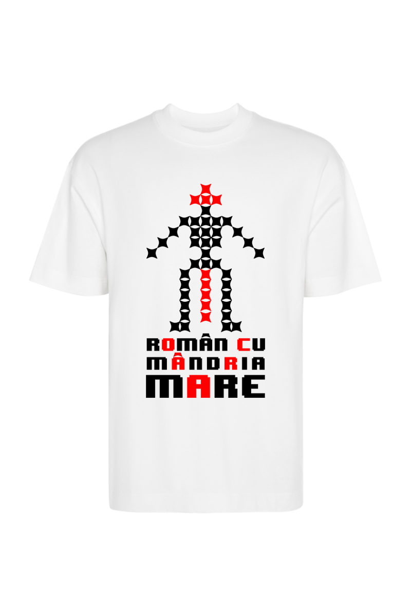 Tricou Oversize - Român Cu Mândrie Mare - imagine 3