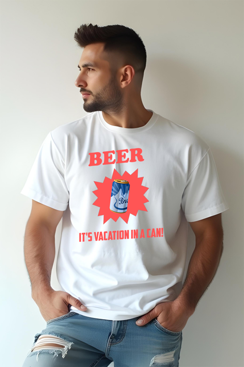 Tricou Oversize - Beer Vacation - imagine 2