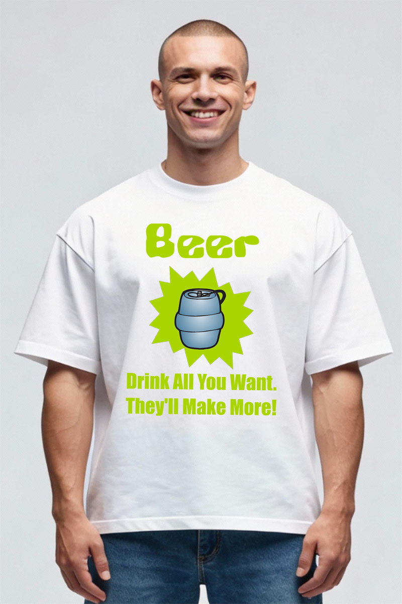 Tricou Oversize - More Beer