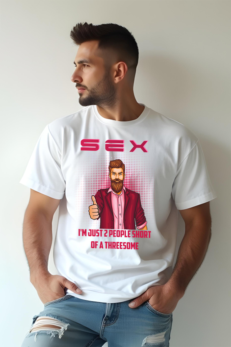 Tricou Oversize - Threesome - imagine 2