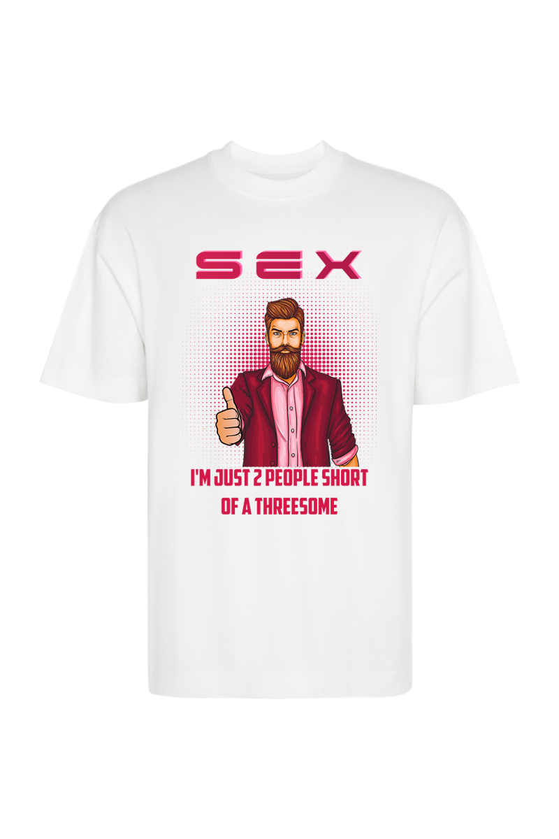 Tricou Oversize - Threesome - imagine 3