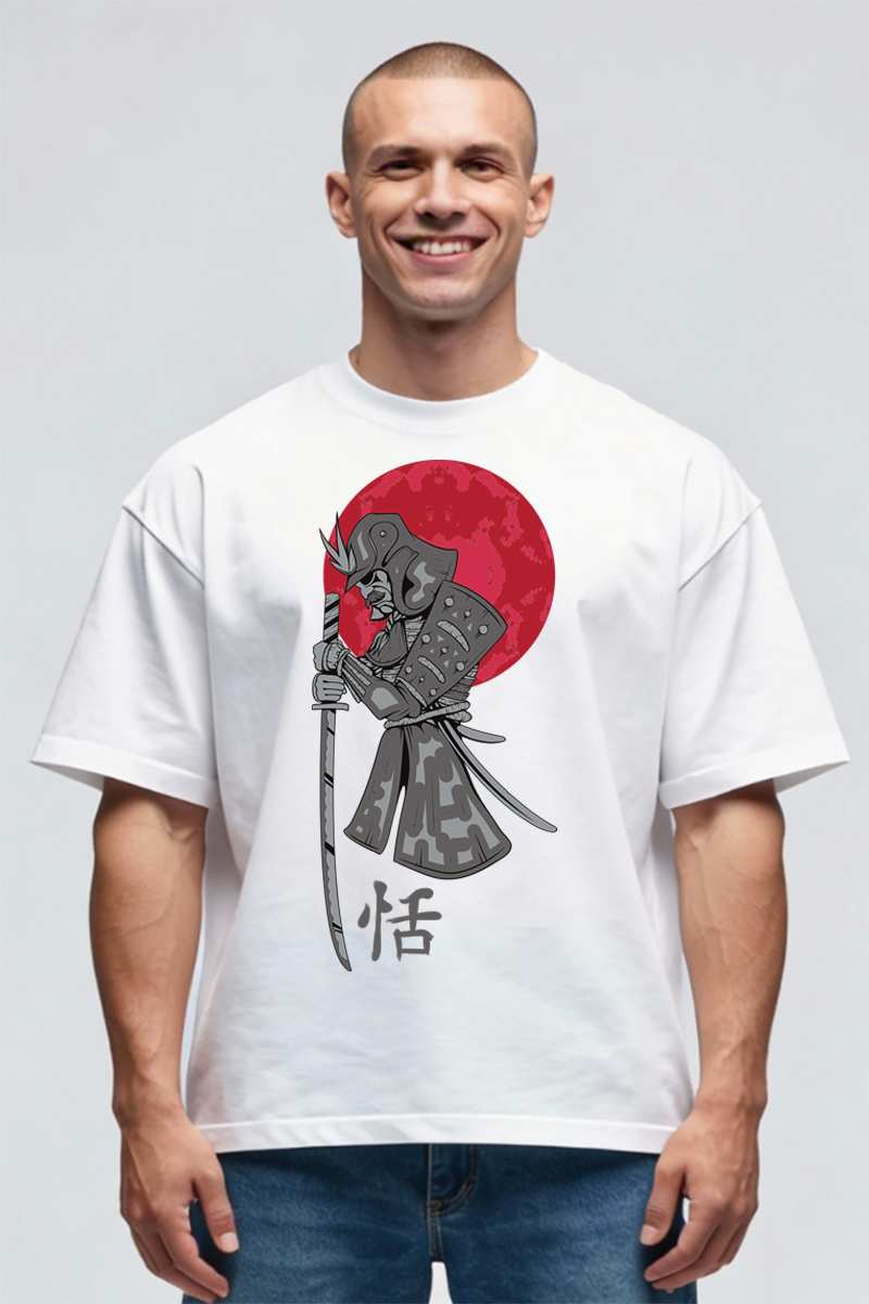 Tricou Oversize - Razboinic Samurai