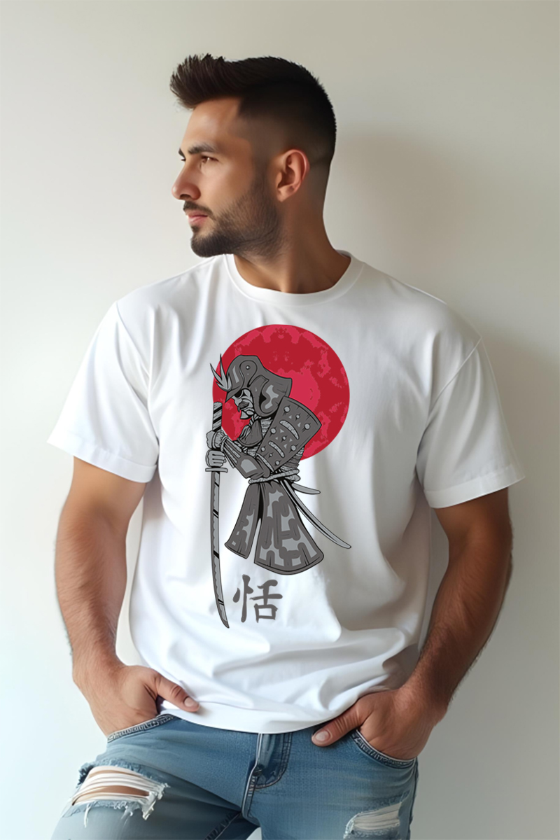 Tricou Oversize - Razboinic Samurai - imagine 2