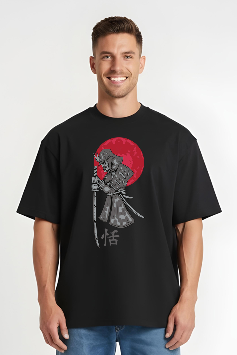 Tricou Oversize - Razboinic Samurai - imagine 4