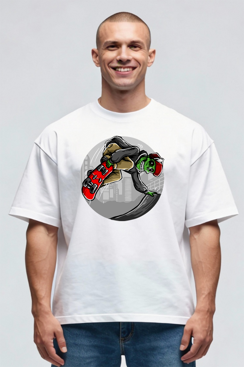Tricou Oversize - Hell Skater