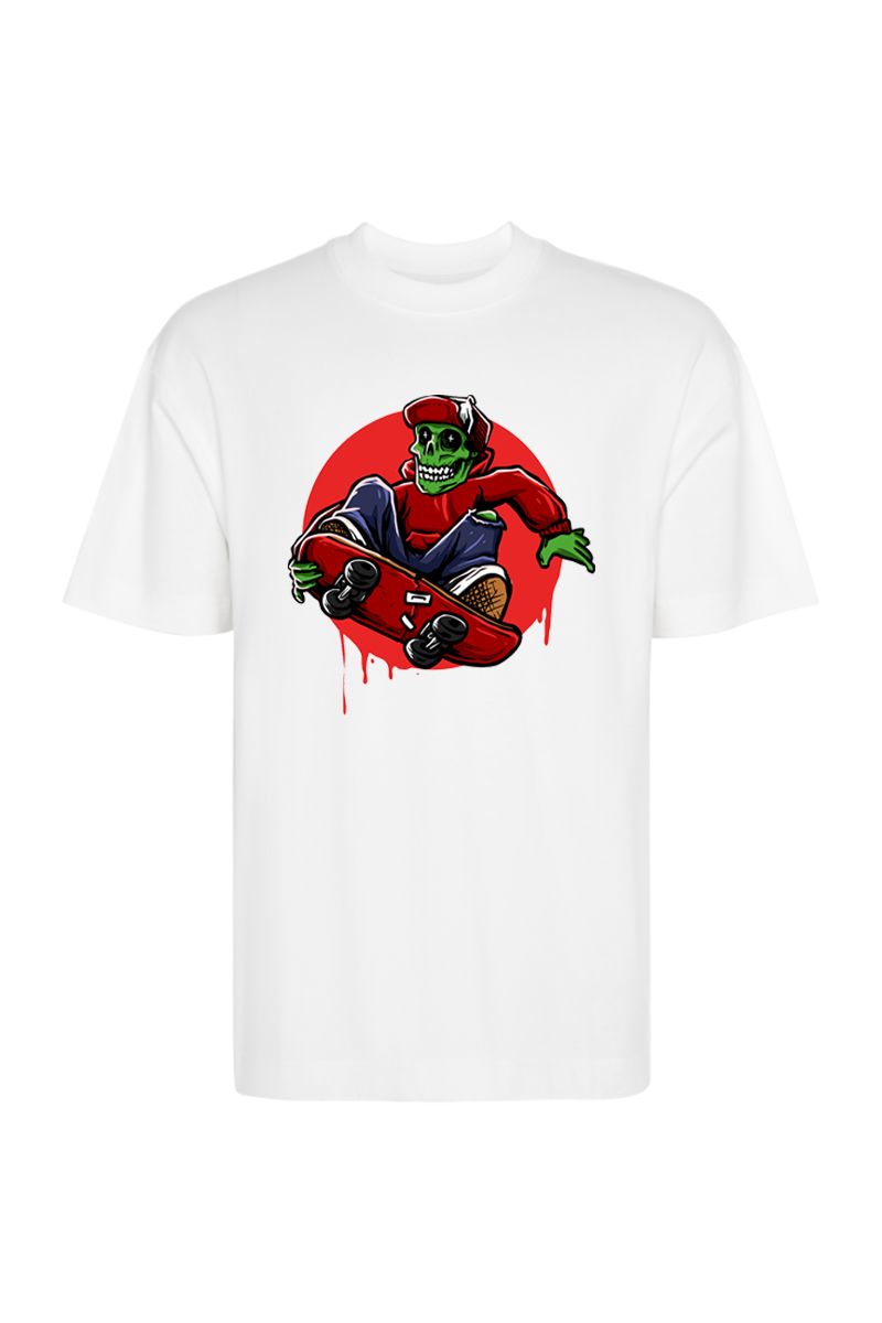 Tricou Oversize - Jumping Hell Skater - imagine 3