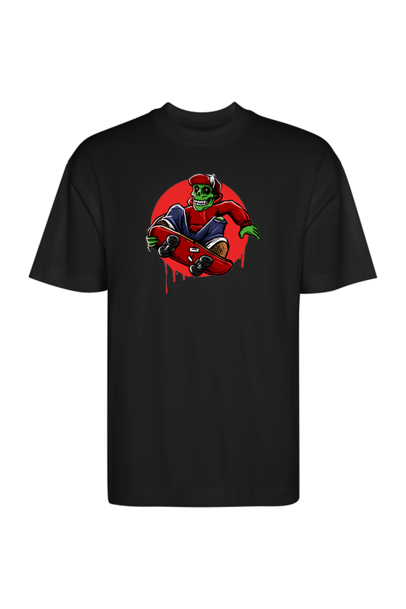 Tricou Oversize - Jumping Hell Skater - imagine 6