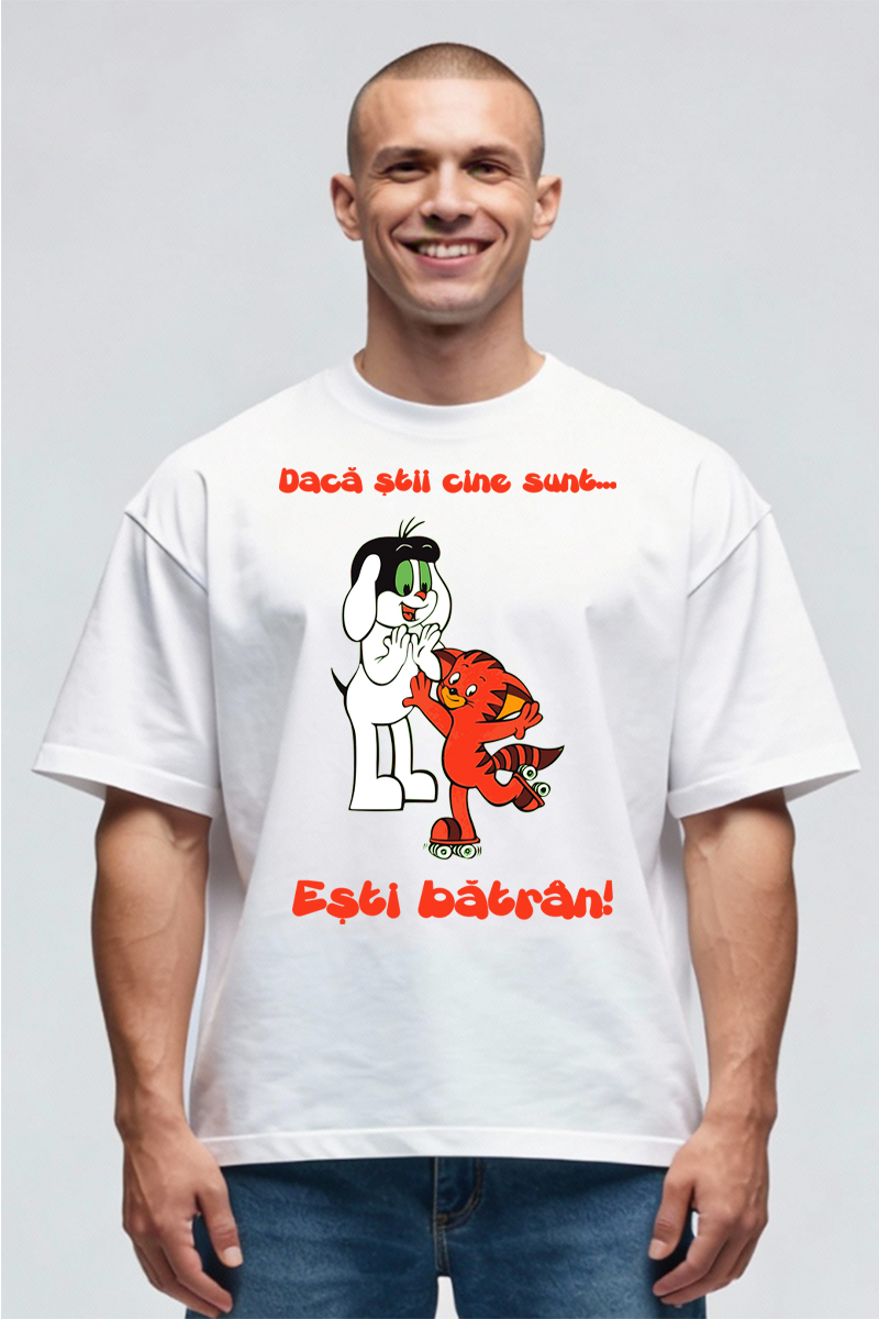 Tricou Oversize - Bălanel și Mieunel