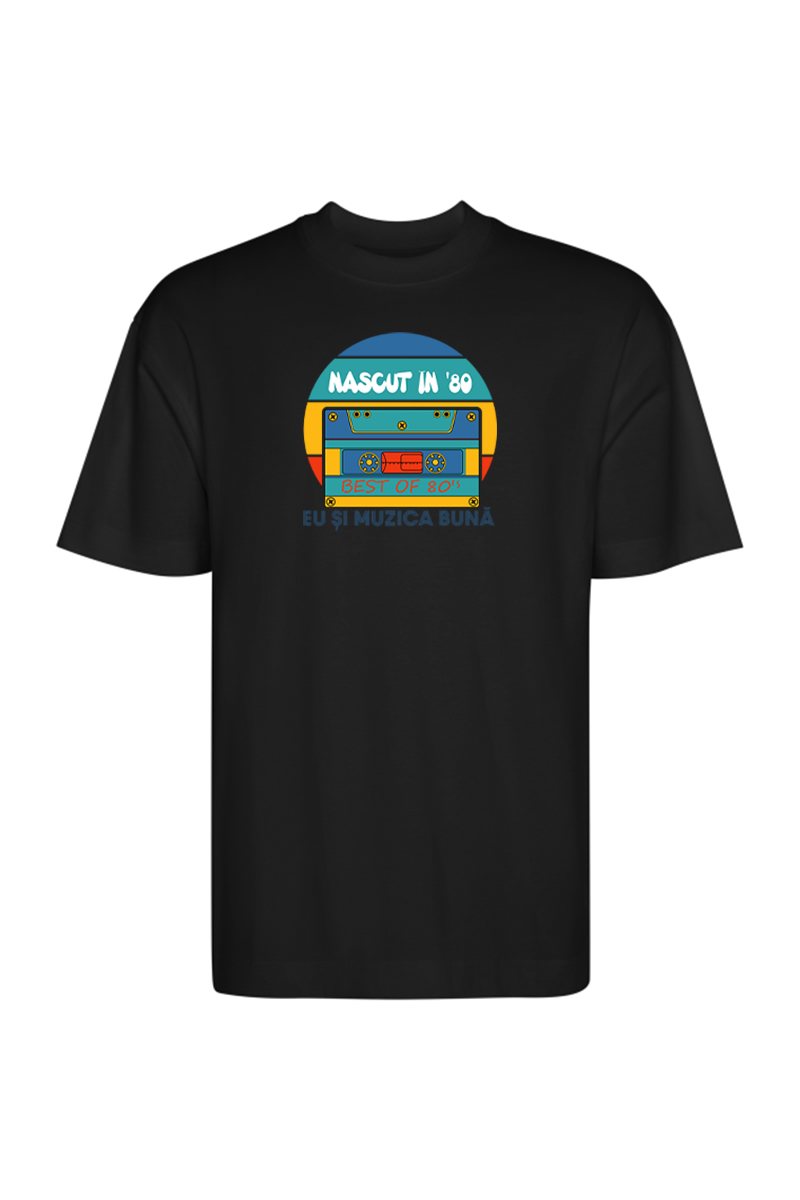Tricou Oversize - Născut în '80 - imagine 6