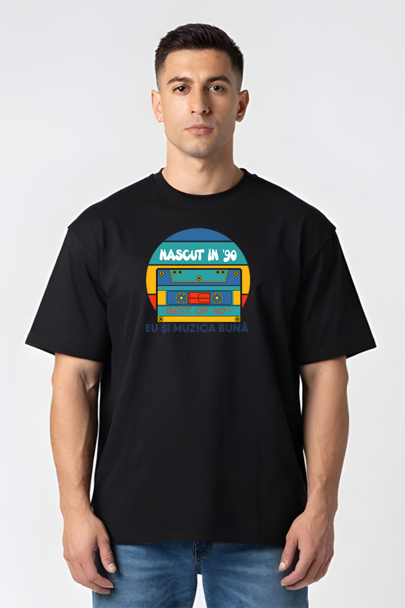 Tricou Oversize - Născut în '70 - imagine 5