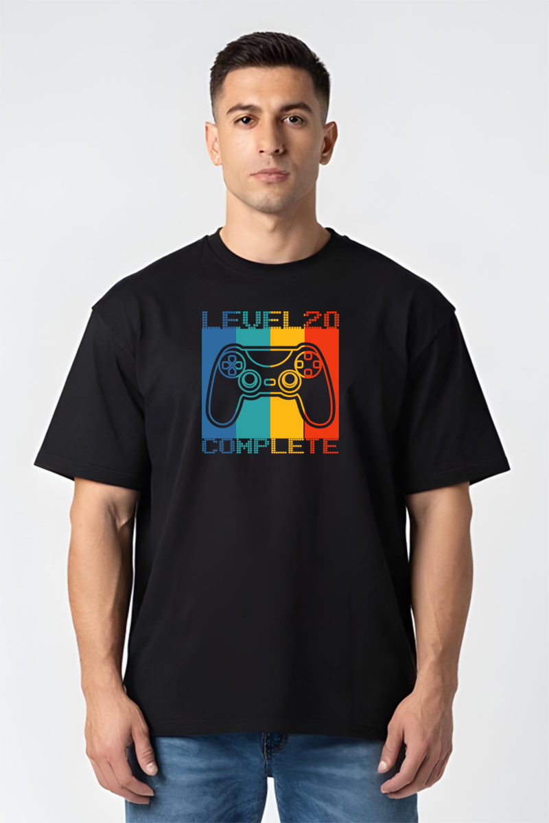 Tricou Oversize - Level 20 Complete - imagine 5
