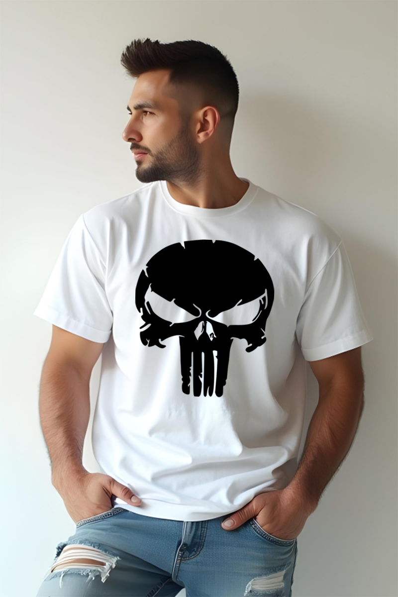 Tricou Oversize - Punisher Shull - imagine 2