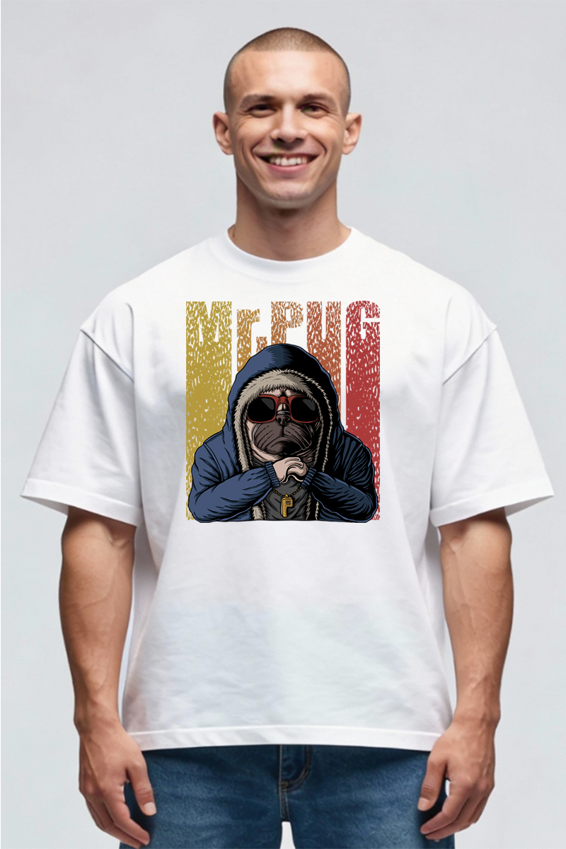 Tricou Oversize - Pug